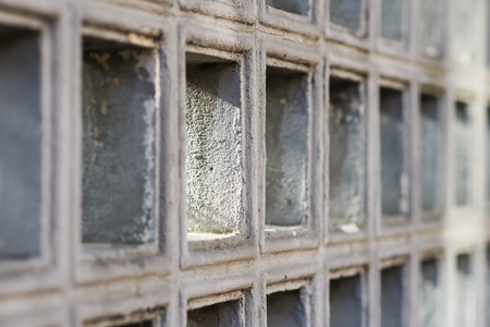 Geometric shapes, Garbatella, Rome, Italyの写真素材