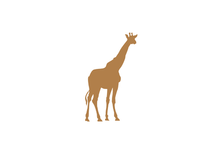Giraffe vector illustration pictogramのイラスト素材