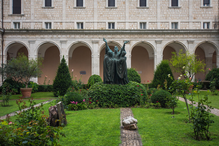 Montecassino Abbey, Ciociaria, Italyのeditorial素材