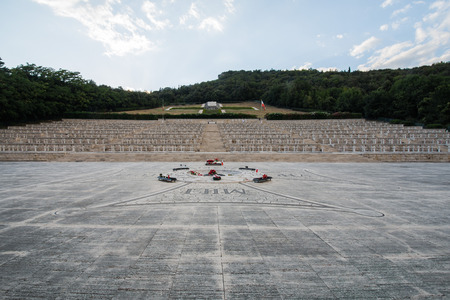 Polish Cemetery at Montecassino, Italyの写真素材