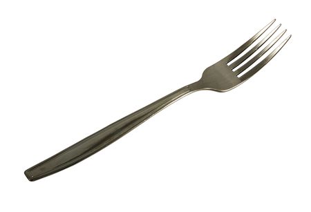 Fork on white 