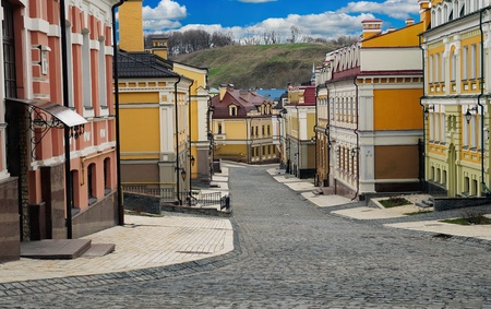 A new development of classically designed properties in the city of Kiev, Ukraine.