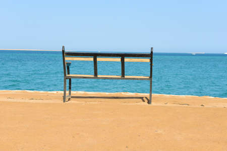 bench on the beach
