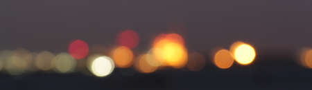 Light bokeh from the industrials plantの写真素材