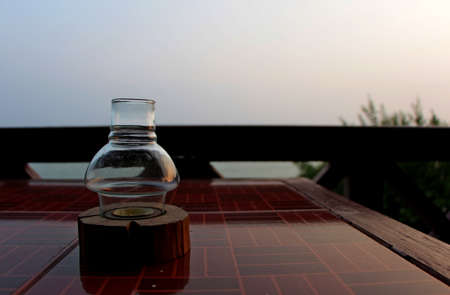 Lantern of the aroma candleの写真素材