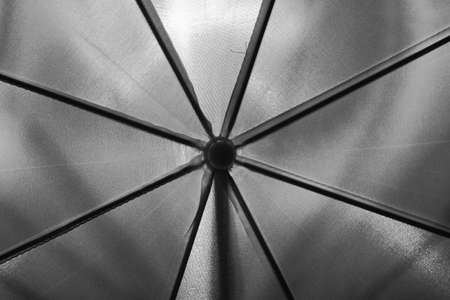 Line in round shape point to one spotの写真素材