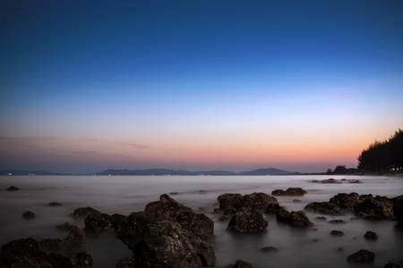 Pala Beach when sunsetの写真素材
