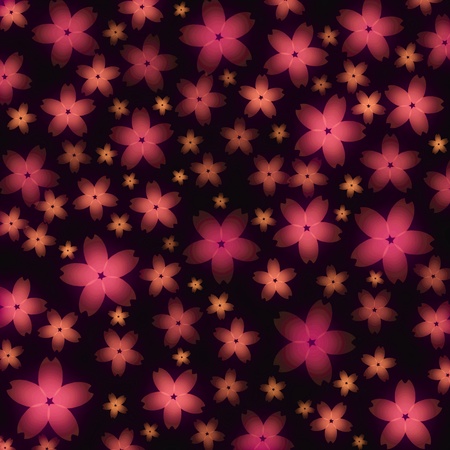 Abstract cherry blossom background illustrationの写真素材