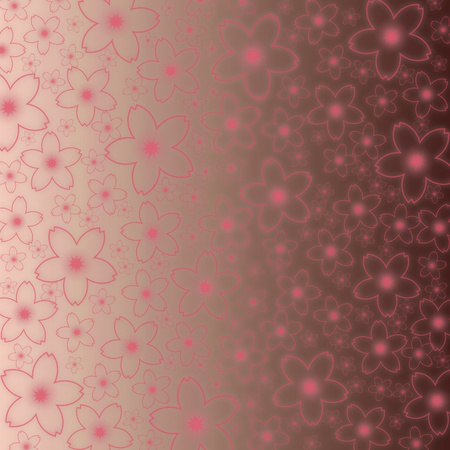 Abstract cherry blossom background illustrationの写真素材