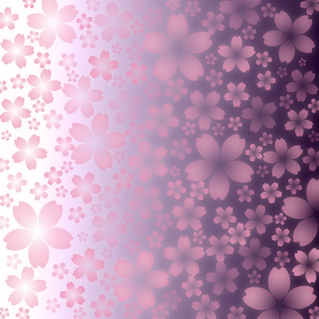 Abstract cherry blossom background illustrationの写真素材