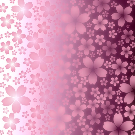 Abstract cherry blossom background illustrationの写真素材