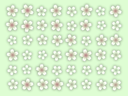 Abstract cherry blossom background illustrationの写真素材