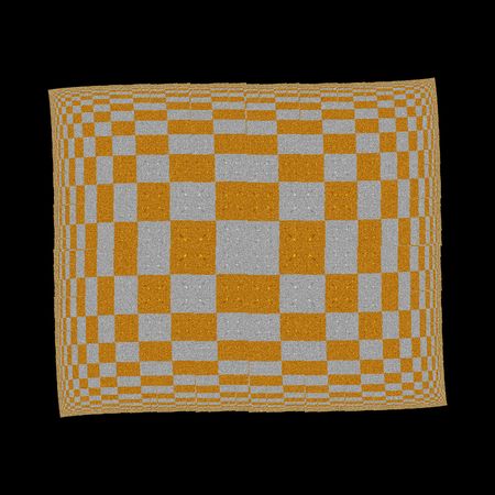 puffy check pattern in 3d,possible concepts are finance or wealth, over black