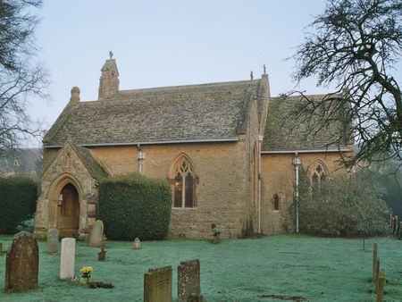 old english country churchの写真素材