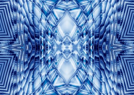 rippled abstract kaleidoscopic background