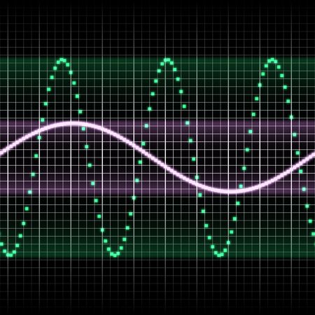digitally created sound wave pattern, seamlessly tillable