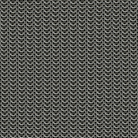 ring or chain mail armour background, tiles seamlessly