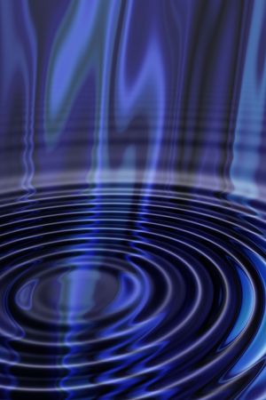 blue satin wallpaper with water ripplesの写真素材