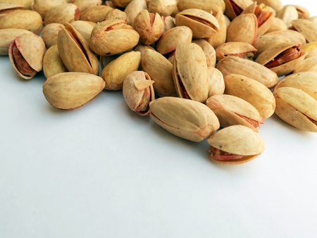 Pistachio Beans isolated on white background