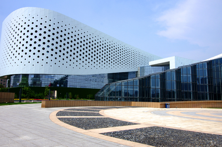 White building in Chinaのeditorial素材