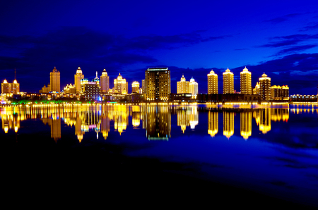 City night sceneの写真素材