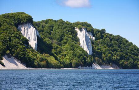 Chalk cliffs isle of Ruegenの写真素材