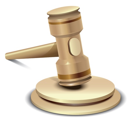 Realistic vector gavelのイラスト素材