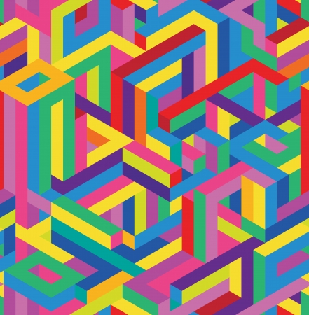 Seamless geometric patternのイラスト素材