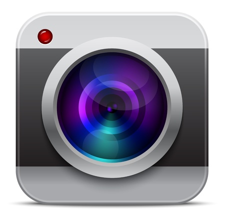Vector Camera Iconのイラスト素材