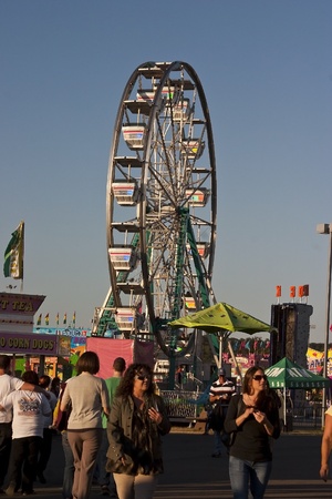 State Fair of Virginia 2011 Midway Attractions.のeditorial素材