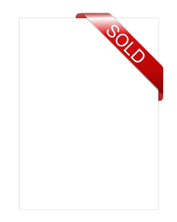sticker soldの写真素材