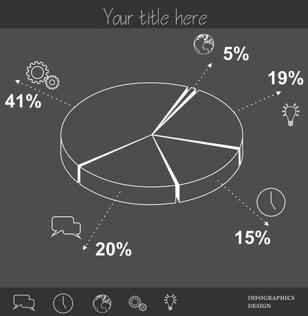 info graphics templateの写真素材