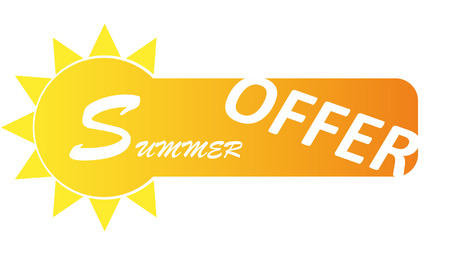 this is banner summer offerのイラスト素材