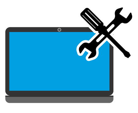 This is repair notebook iconのイラスト素材