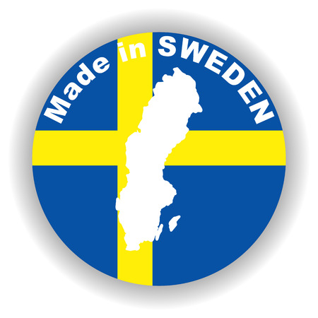 This is vector made in swedenのイラスト素材