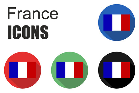 This is set france iconsのイラスト素材