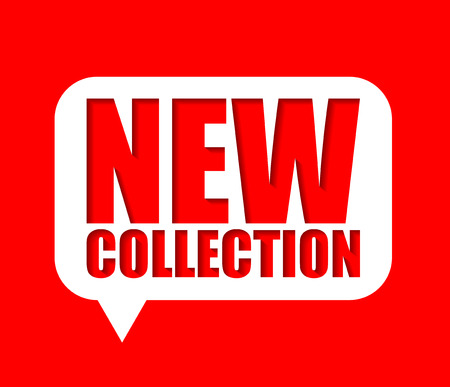 banner new collectionのイラスト素材