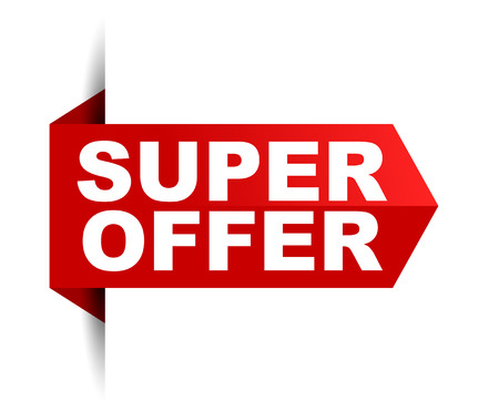 banner super offerのイラスト素材