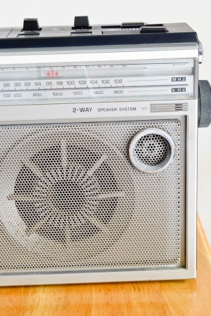 2-way speaker system of radio.の写真素材