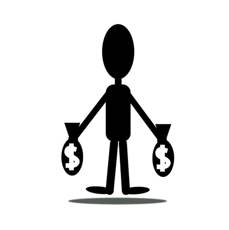 Rich manのイラスト素材