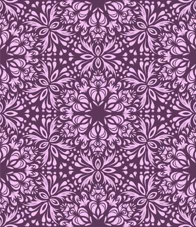 Hand drawn repeating wallpaper.のイラスト素材