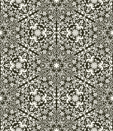 vintage seamless wallpaper in retro styleのイラスト素材