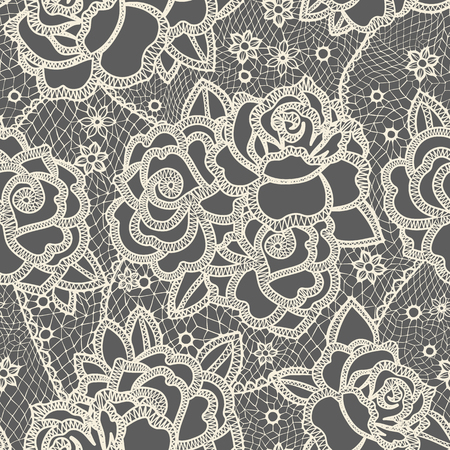 Seamless pattern stylized like lacesのイラスト素材