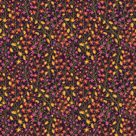 Seamless pattern with small flowersのイラスト素材