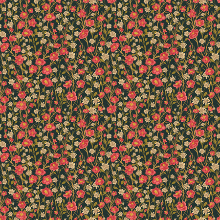 Seamless pattern with small flowersのイラスト素材