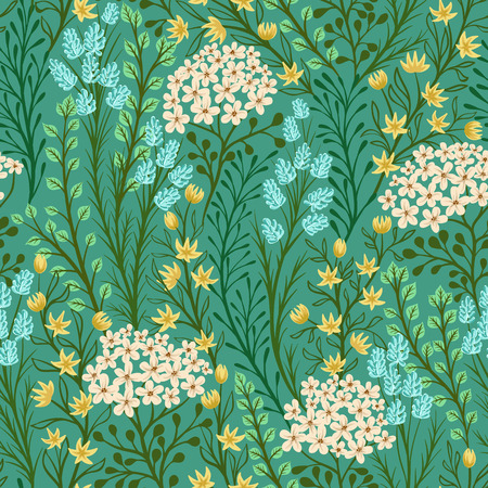 Seamless pattern with small flowersのイラスト素材
