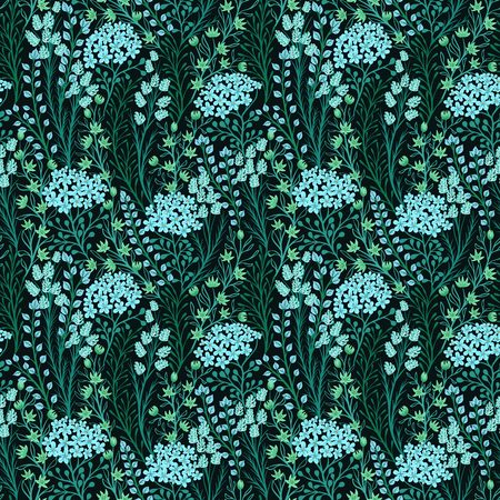 Seamless pattern with small flowersのイラスト素材