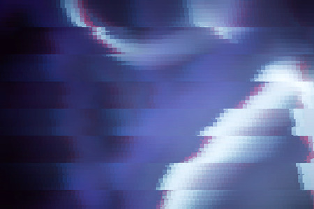 Chaotic background with crazy directions of light streaks in blue and red for concepts about movementの写真素材