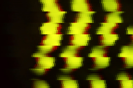 Colorful soft circular overlay for use to enhance images with copy space on a deep twilight green backgroundの写真素材