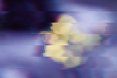 Chaotic background with crazy directions of light streaks in blue and red for concepts about movementの写真素材